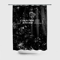 Шторка для душа Counter-Strike 2 black ice, цвет: 3D-принт