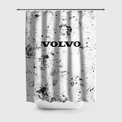 Шторка для душа Volvo dirty ice, цвет: 3D-принт