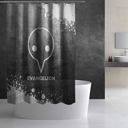 Шторка для душа Evangelion - grey gradient, цвет: 3D-принт — фото 2