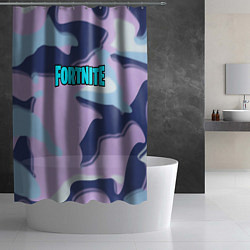 Шторка для душа Fortnite camo steel, цвет: 3D-принт — фото 2