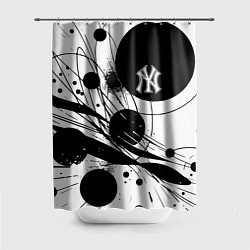 Шторка для душа New York Yankees baseball team - abstraction, цвет: 3D-принт