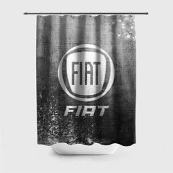 Шторка для душа Fiat - grey gradient, цвет: 3D-принт