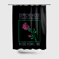 Шторка для душа Depeche Mode - Rose Bowl, цвет: 3D-принт