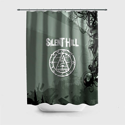 Шторка для душа Silent hill тёмная материя, цвет: 3D-принт