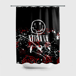 Шторка для душа Nirvana анархия, цвет: 3D-принт