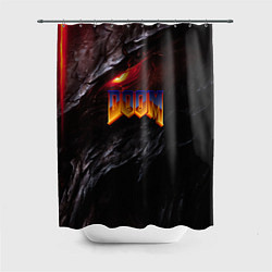 Шторка для душа Doom to hell, цвет: 3D-принт