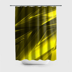 Шторка для душа Gold stripes abstraction, цвет: 3D-принт