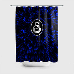 Шторка для душа Galatasaray blue energy, цвет: 3D-принт