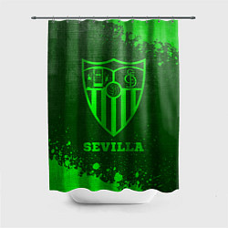 Шторка для душа Sevilla - green gradient, цвет: 3D-принт