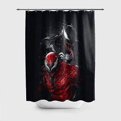 Шторка для душа Venom and Carnage, цвет: 3D-принт