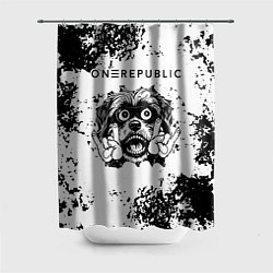 Шторка для душа OneRepublic - рок пес, цвет: 3D-принт