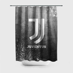 Шторка для душа Juventus - grey gradient, цвет: 3D-принт