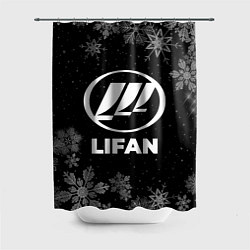 Шторка для душа Снежный Lifan, цвет: 3D-принт