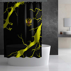 Шторка для душа Россия шторм герб, цвет: 3D-принт — фото 2