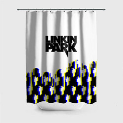 Шторка для душа Linkin park human, цвет: 3D-принт