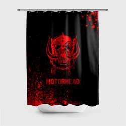 Шторка для душа Motorhead - red gradient, цвет: 3D-принт