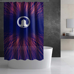 Шторка для душа Great Wall red energy, цвет: 3D-принт — фото 2
