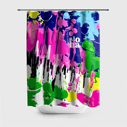 Шторка для душа Colorful abstraction - aloha, цвет: 3D-принт