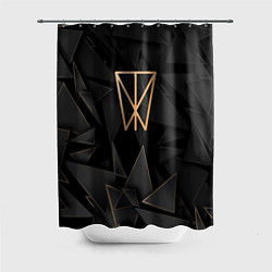 Шторка для душа Within Temptation golden poly, цвет: 3D-принт