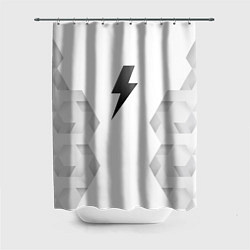 Шторка для душа AC DC white poly, цвет: 3D-принт