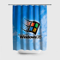 Шторка для душа Mindows 98 logo, цвет: 3D-принт