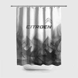 Шторка для душа Citroen - white gradient посередине, цвет: 3D-принт
