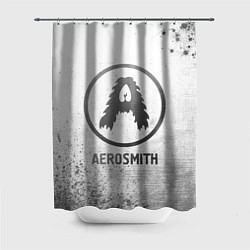 Шторка для душа Aerosmith - white gradient, цвет: 3D-принт