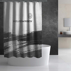 Шторка для душа Volkswagen - white gradient посередине, цвет: 3D-принт — фото 2