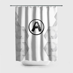 Шторка для душа Aerosmith white poly, цвет: 3D-принт