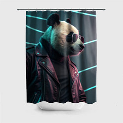 Шторка для ванной Cyberpunk panda