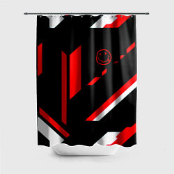 Шторка для душа Nirvana текстура полосы, цвет: 3D-принт