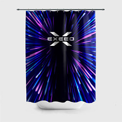 Шторка для душа Exeed neon energy, цвет: 3D-принт