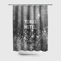 Шторка для ванной Tokio Hotel - grey gradient посередине