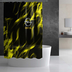 Шторка для душа Opel огненный стиль, цвет: 3D-принт — фото 2