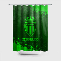 Шторка для душа Monaco - green gradient, цвет: 3D-принт