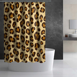 Шторка для душа Паттерн с пятнами леопарда, цвет: 3D-принт — фото 2