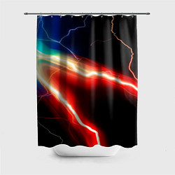 Шторка для душа Lightning light, цвет: 3D-принт