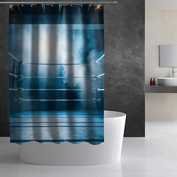 Шторка для душа Ринг в тумане, цвет: 3D-принт — фото 2