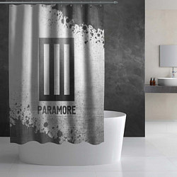 Шторка для душа Paramore - white gradient, цвет: 3D-принт — фото 2