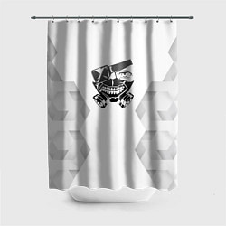 Шторка для душа Tokyo Ghoul white poly, цвет: 3D-принт