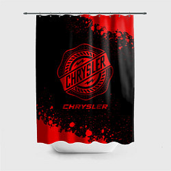 Шторка для ванной Chrysler - red gradient