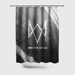 Шторка для душа Watch Dogs - grey gradient, цвет: 3D-принт