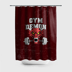 Шторка для душа Gym demon, цвет: 3D-принт