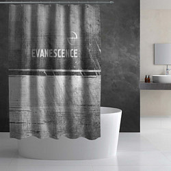 Шторка для душа Evanescence - grey gradient посередине, цвет: 3D-принт — фото 2