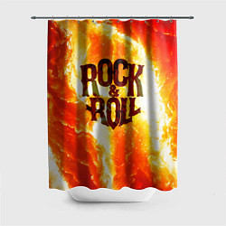 Шторка для ванной Рок н ролл