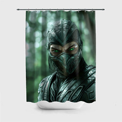 Шторка для душа Reptile Moral Kombat, цвет: 3D-принт