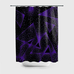 Шторка для ванной The triangle is purple
