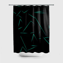 Шторка для ванной Color turquoise line