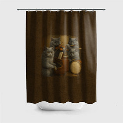 Шторка для душа Когда твоя Наташа певица, цвет: 3D-принт