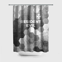 Шторка для душа Resident Evil - grey gradient посередине, цвет: 3D-принт